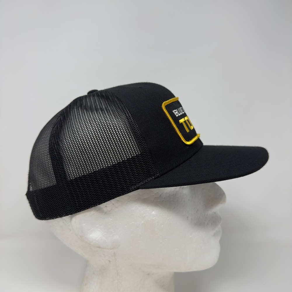 Blue Collar Tour‎ Trucker Hat Black Snapback Flat Bill Cap Richardson Style 511 - Picture 3 of 9